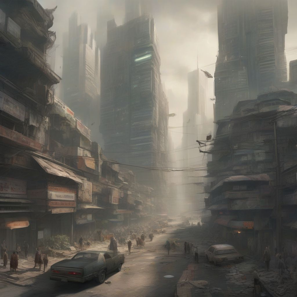 Dystopian City in Science Fiction